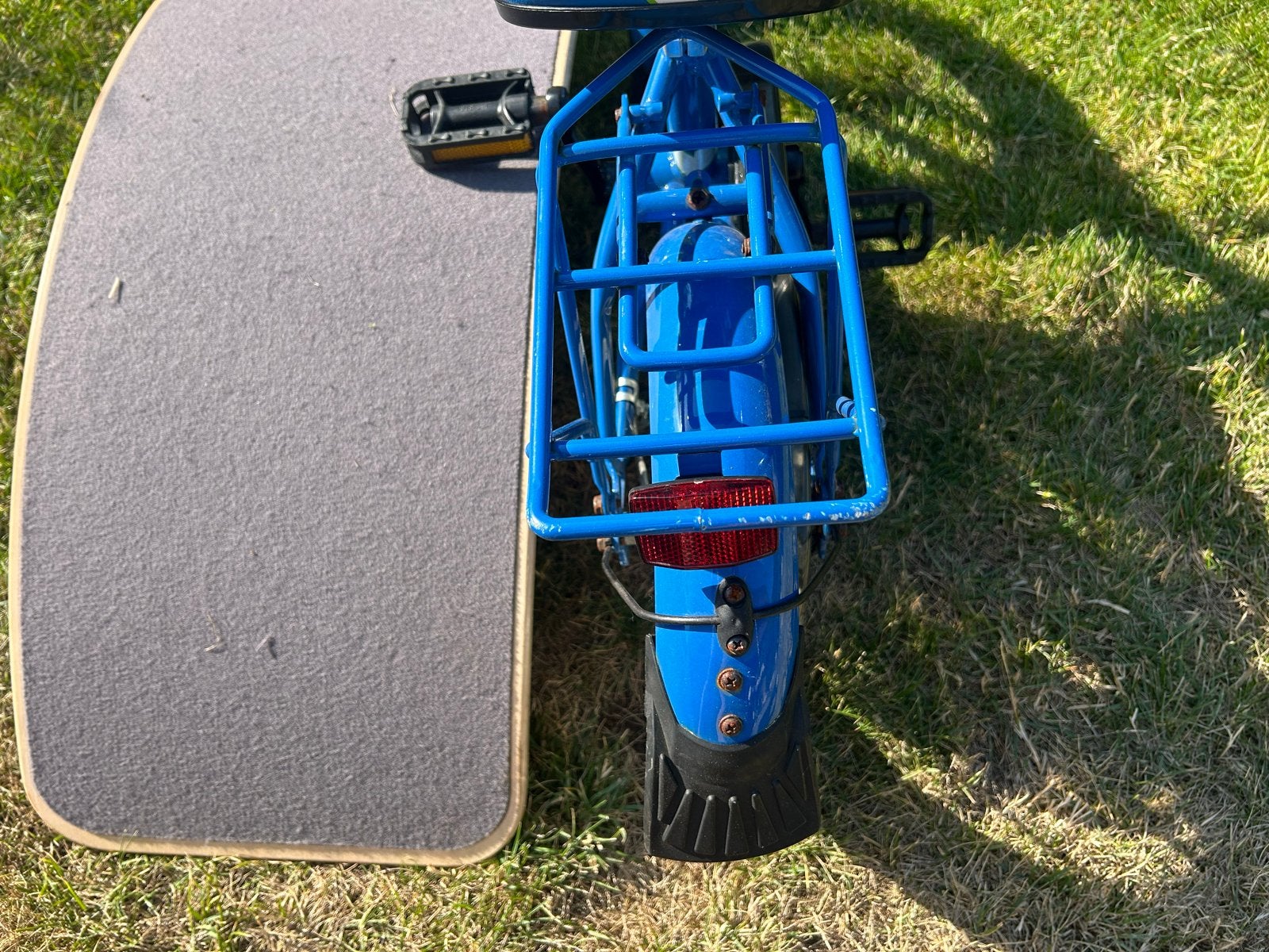 12 inch kinderfiets - Blauw - Goede staat, Fietsen en Brommers, Fietsen | Kinderfietsjes, Ophalen, Gebruikt, Minder dan 16 inch