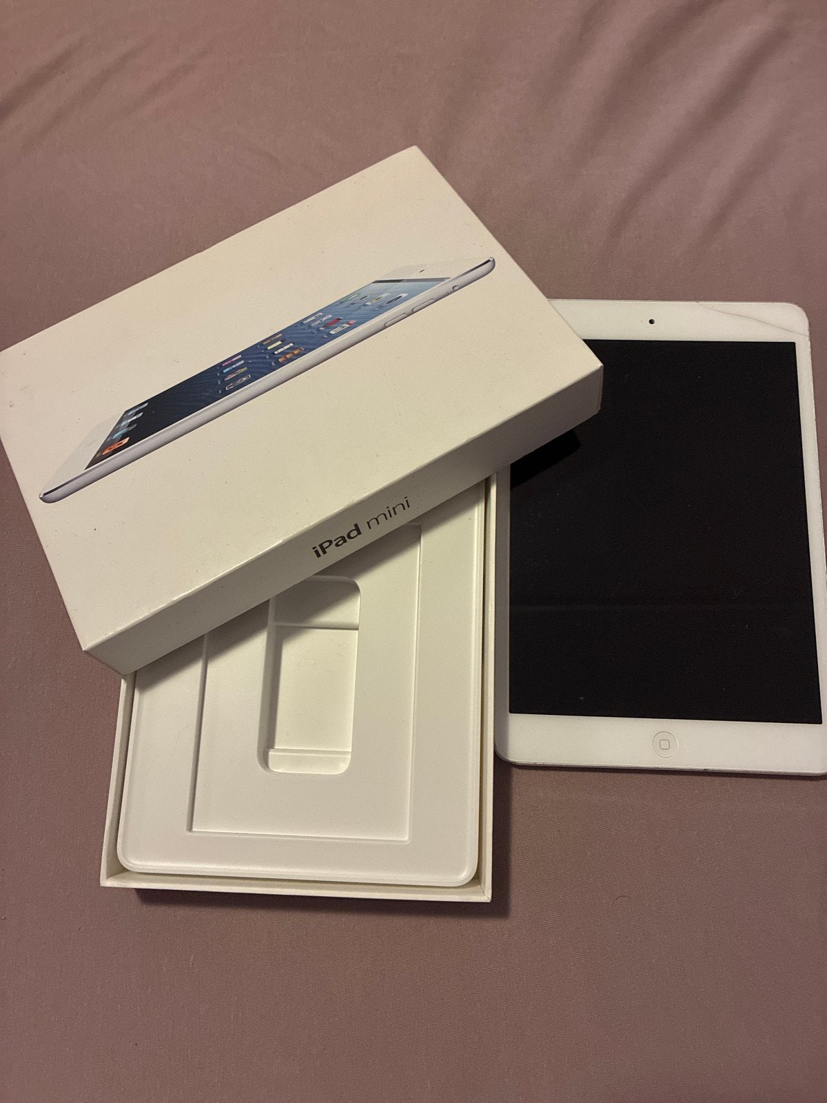 Apple iPad Mini - Wit met doos, Computers en Software, Ophalen of Verzenden, Gebruikt, Wit, Apple iPad Mini