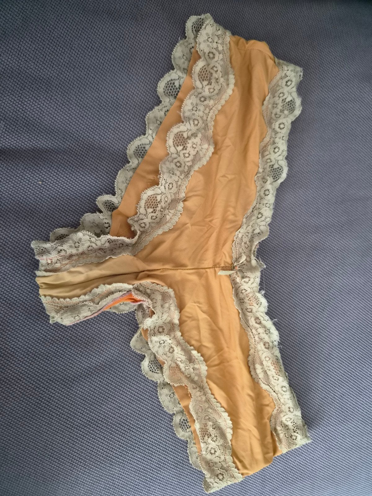 Oranje string maat m, Kleding | Dames, Verzenden, Oranje, String
