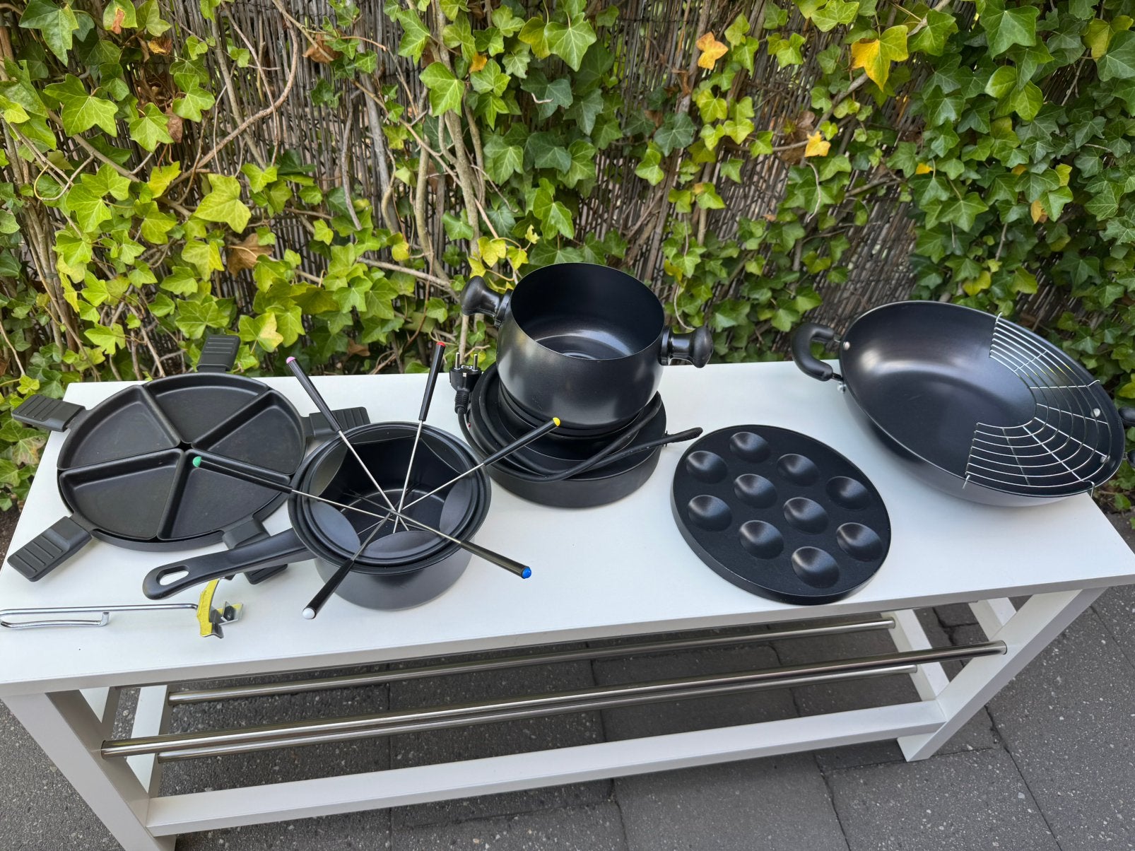 Princess combi fondue/grill/bak/wok set, Ophalen of Verzenden, Zo goed als nieuw