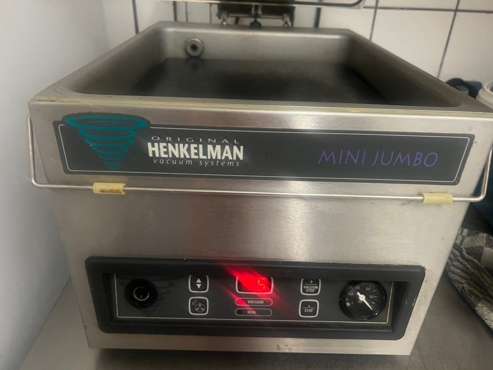 Henkelman Mini Jumbo vacuümmachine - weinig gebruikt, Ophalen of Verzenden, Gebruikt