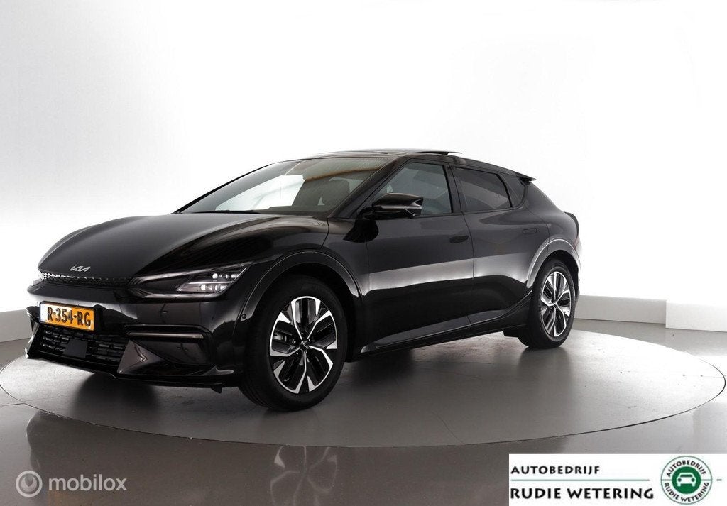 Kia EV6 GT-Line 77.4 kWh SoH100%|trekhaak| pano|led|nav|dab|, Auto's, Kia, Automaat, 228 pk, Achterwielaandrijving, Gebruikt