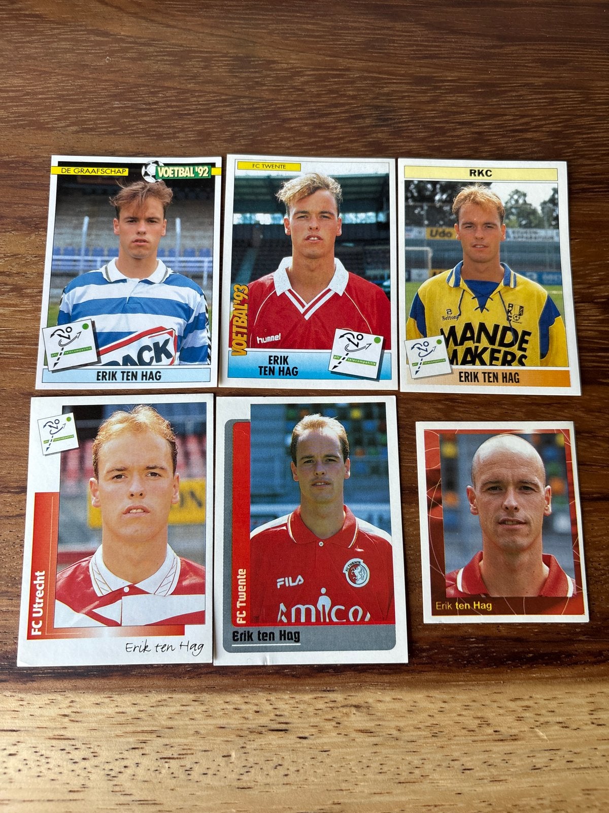 Erik ten Hag Voetbalplaatjes - Panini Collectie, Verzamelen, Ophalen of Verzenden, Zo goed als nieuw, Overige binnenlandse clubs