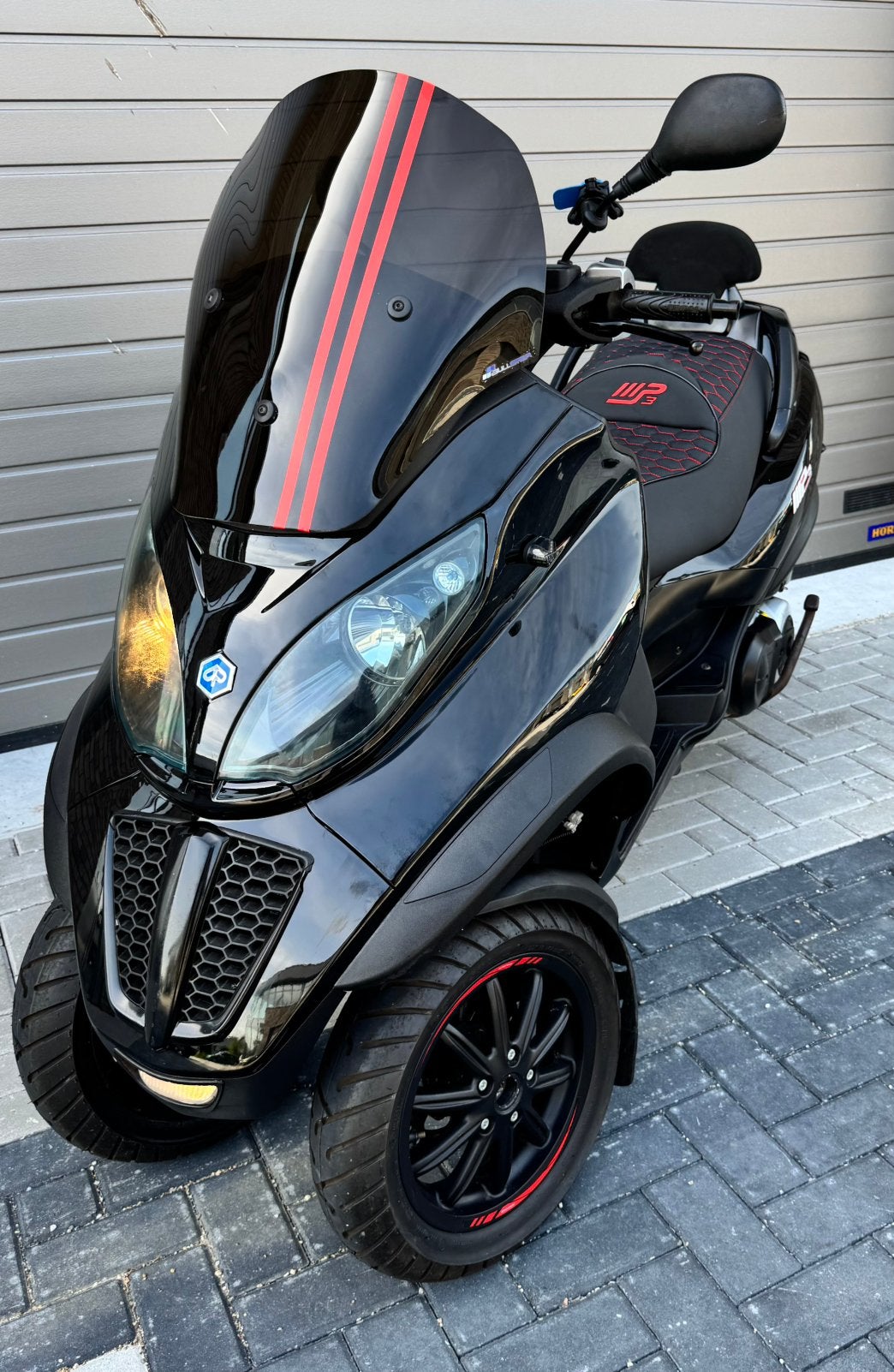 Piaggio mp3 500cc sport B rijbewijs Custom seat, Bedrijf, Sport