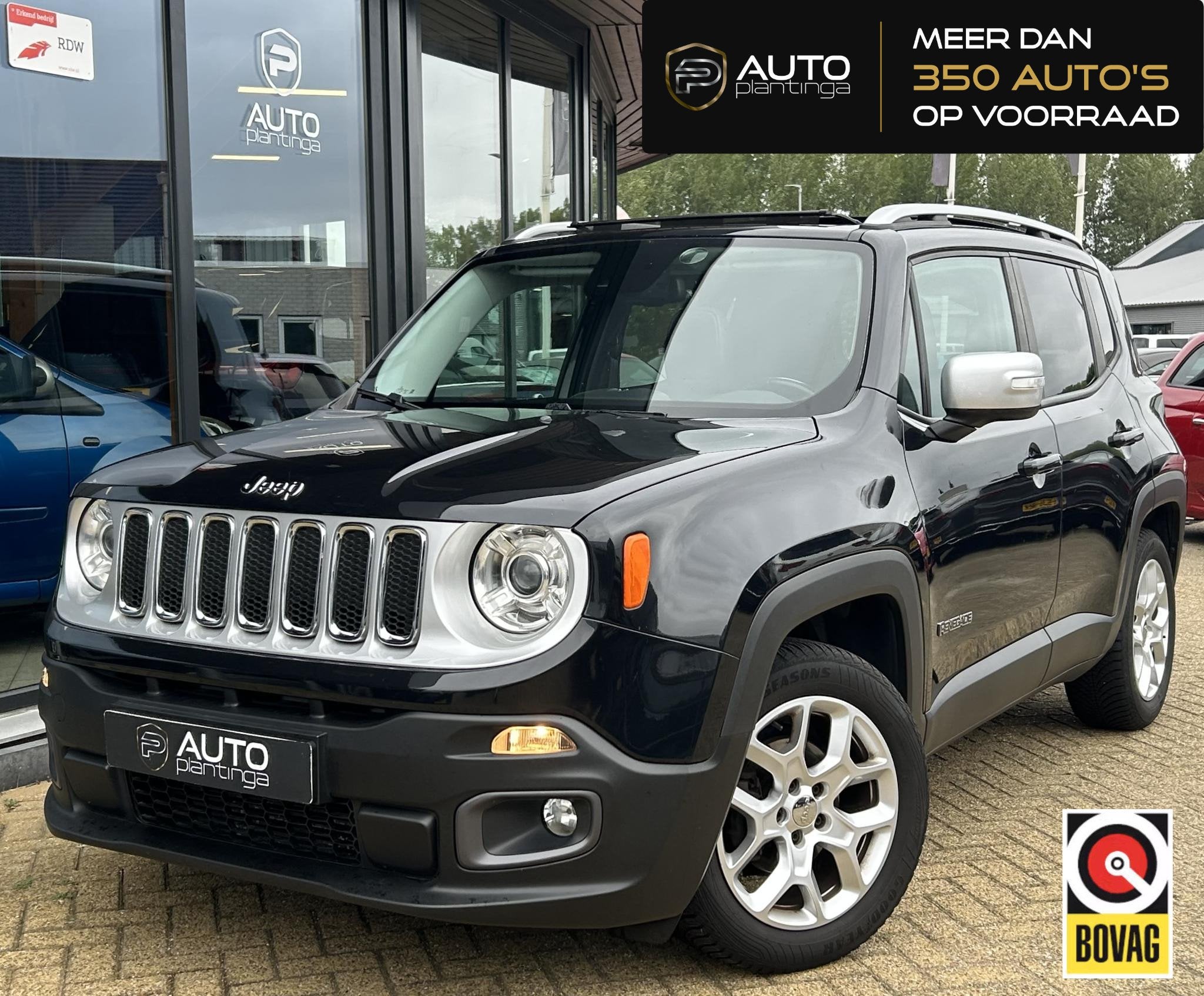 Jeep Renegade 1.4 MultiAir Limited 140PK | ZEER NETTE STAAT, Auto's, Voorwielaandrijving, Gebruikt, 4 cilinders, 400 kg