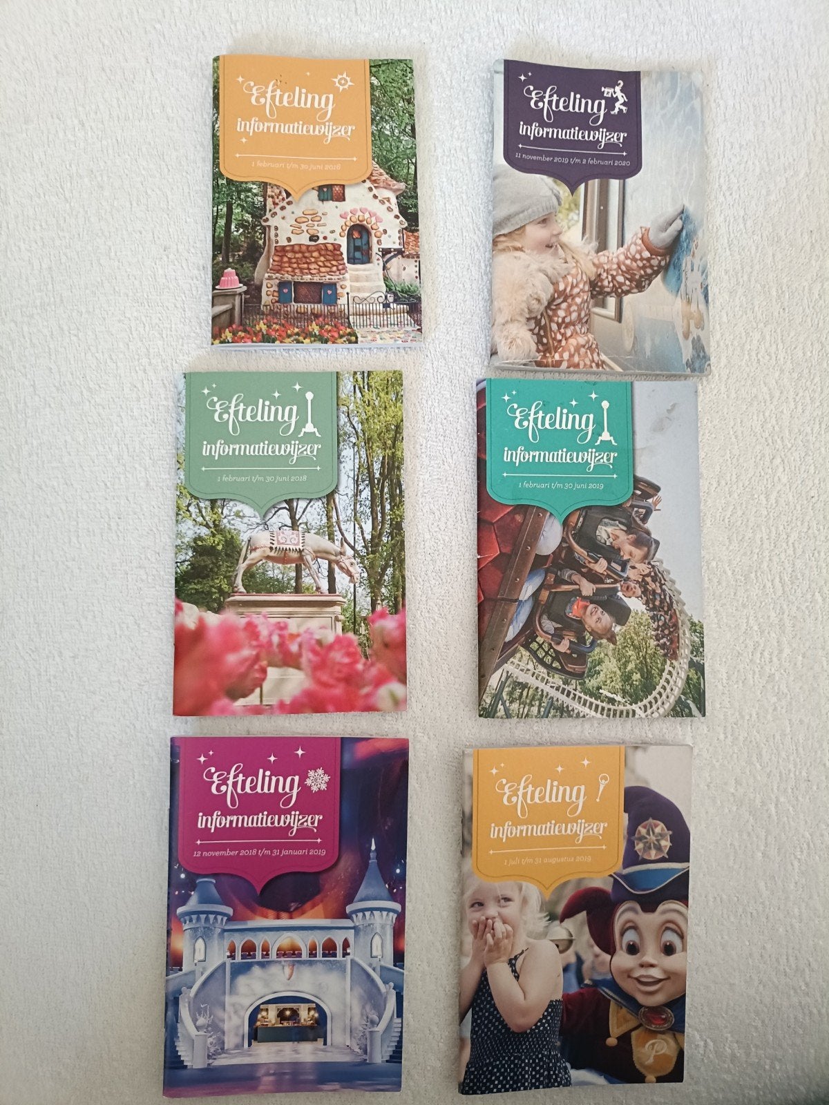 Efteling personeel handboekjes, Ophalen of Verzenden