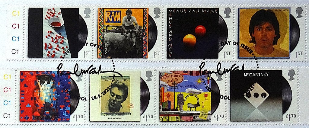 UK / Engeland 202`1 Paul McCartney, Verzenden, Gestempeld