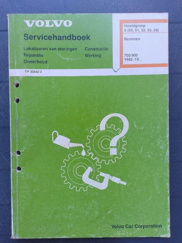 Volvo 700 + 900 Serie dealer werkplaatsboek Remsysteem, Boeken, Auto's | Boeken, Ophalen of Verzenden, Gelezen, Volvo