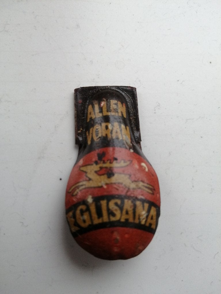 Antiek reclame klikker eglisana mineraalwater deer, Ophalen of Verzenden