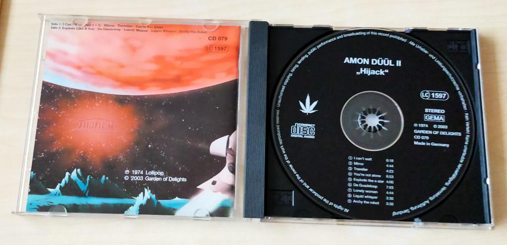 Amon Duul II - Hijack CD 1974/2003, Ophalen of Verzenden, Zo goed als nieuw, Progressive