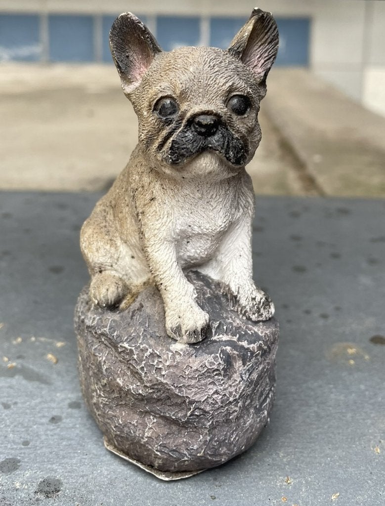 Klein beeldje van hond Franse bulldog, Verzenden, Zo goed als nieuw, Dier