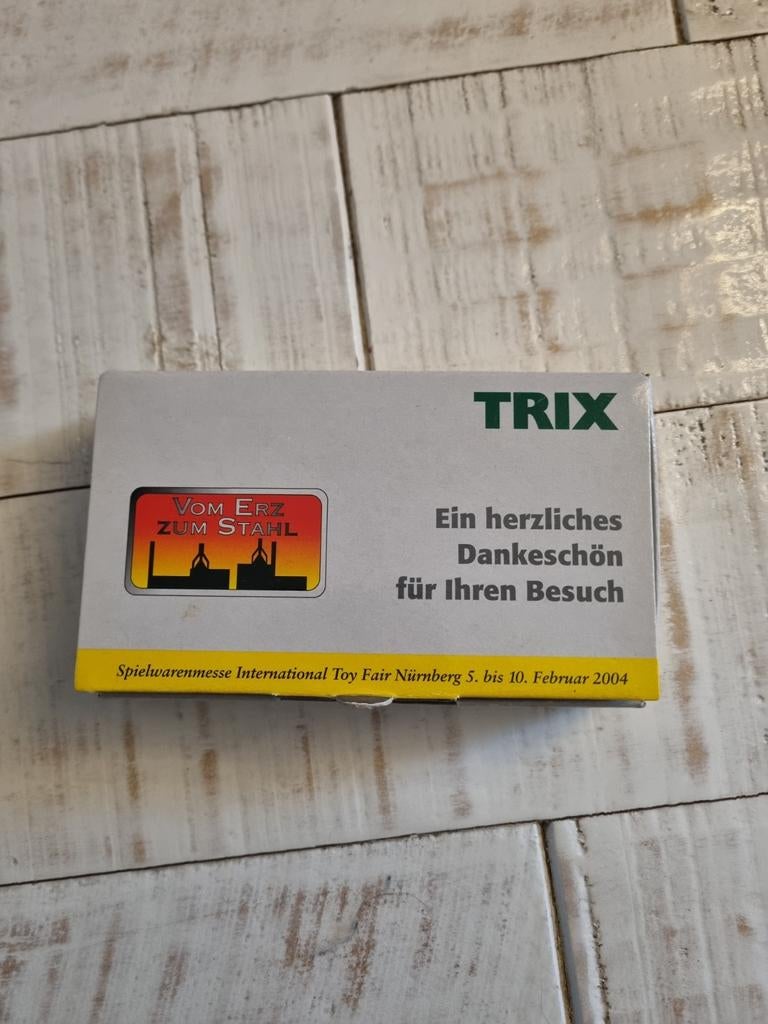 TRIX Wagon 'Vom Erz zum Stahl' Speelgoedbeurs Nürnberg 2004, Hobby en Vrije tijd, Modeltreinen | H0, Ophalen