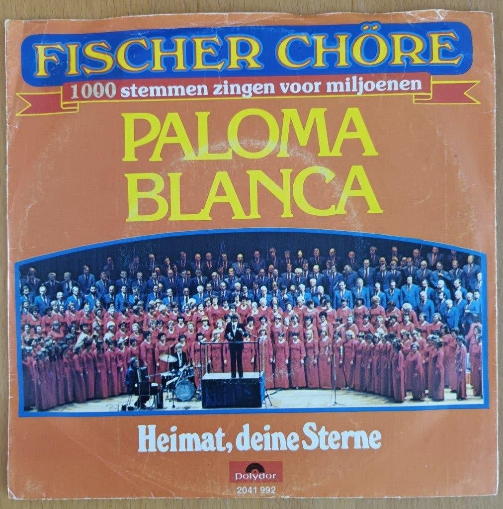 Fischer Chore - Paloma Blanca, Cd's en Dvd's, Fotohoes, 7 inch, Ophalen of Verzenden, Zo goed als nieuw