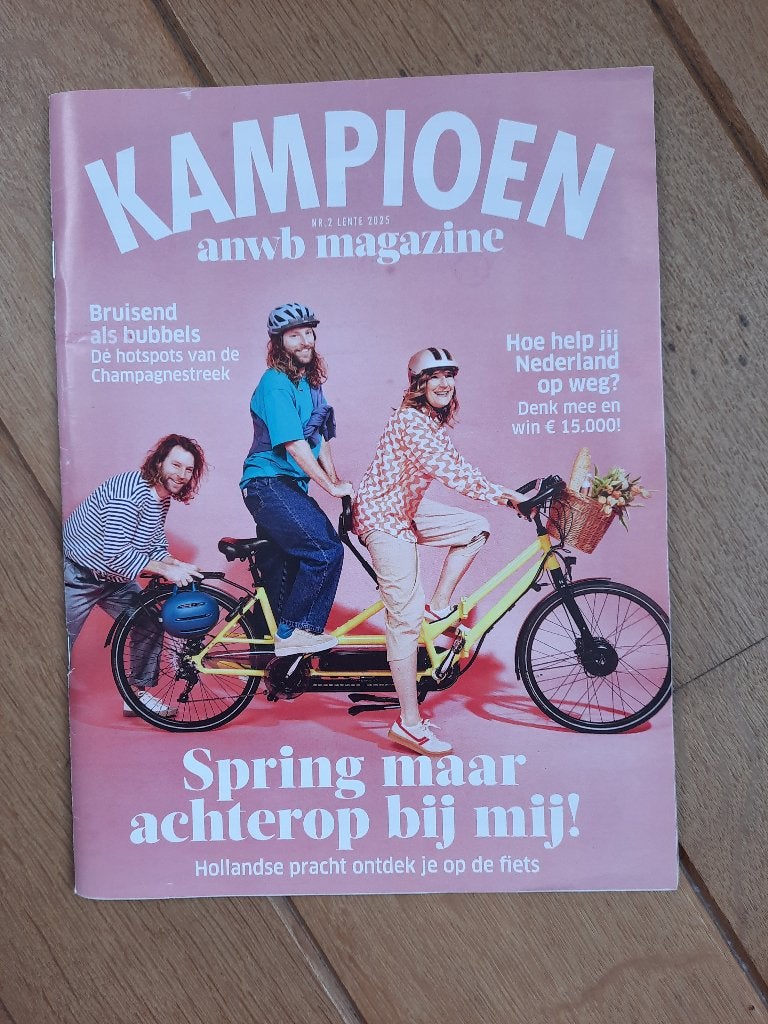 Kampioen Nr. 2 Lente 2025, Ophalen of Verzenden, Europa, Fiets- of Wandelgids, Overige merken