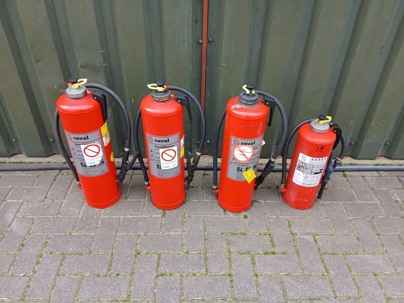 brandblussers gratis, Ophalen