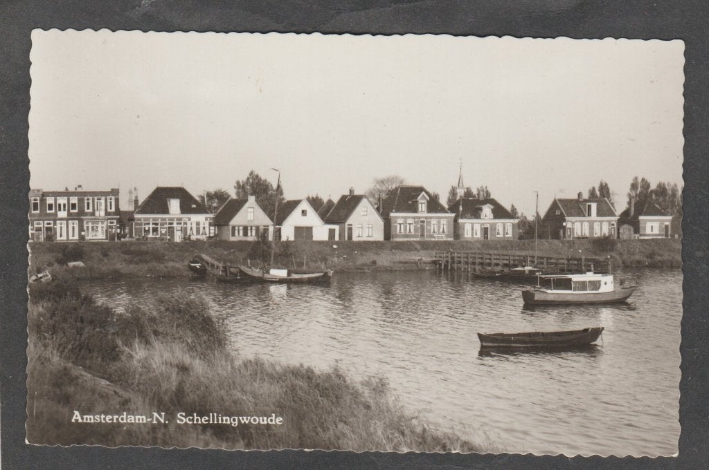 amsterdam n. schellingwoude, Verzenden, 1940 tot 1960, Gelopen, Noord-Holland