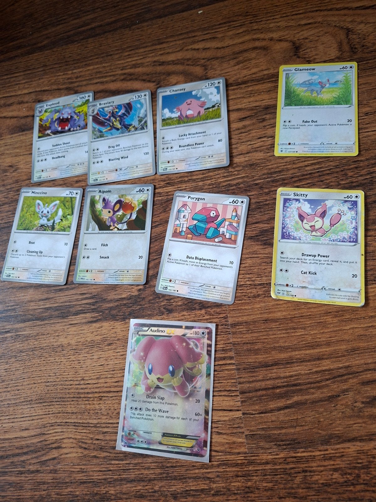 Diverse Pokémon Kaarten Collectie - 9 Stuks, Ophalen of Verzenden, Gebruikt, Meerdere kaarten