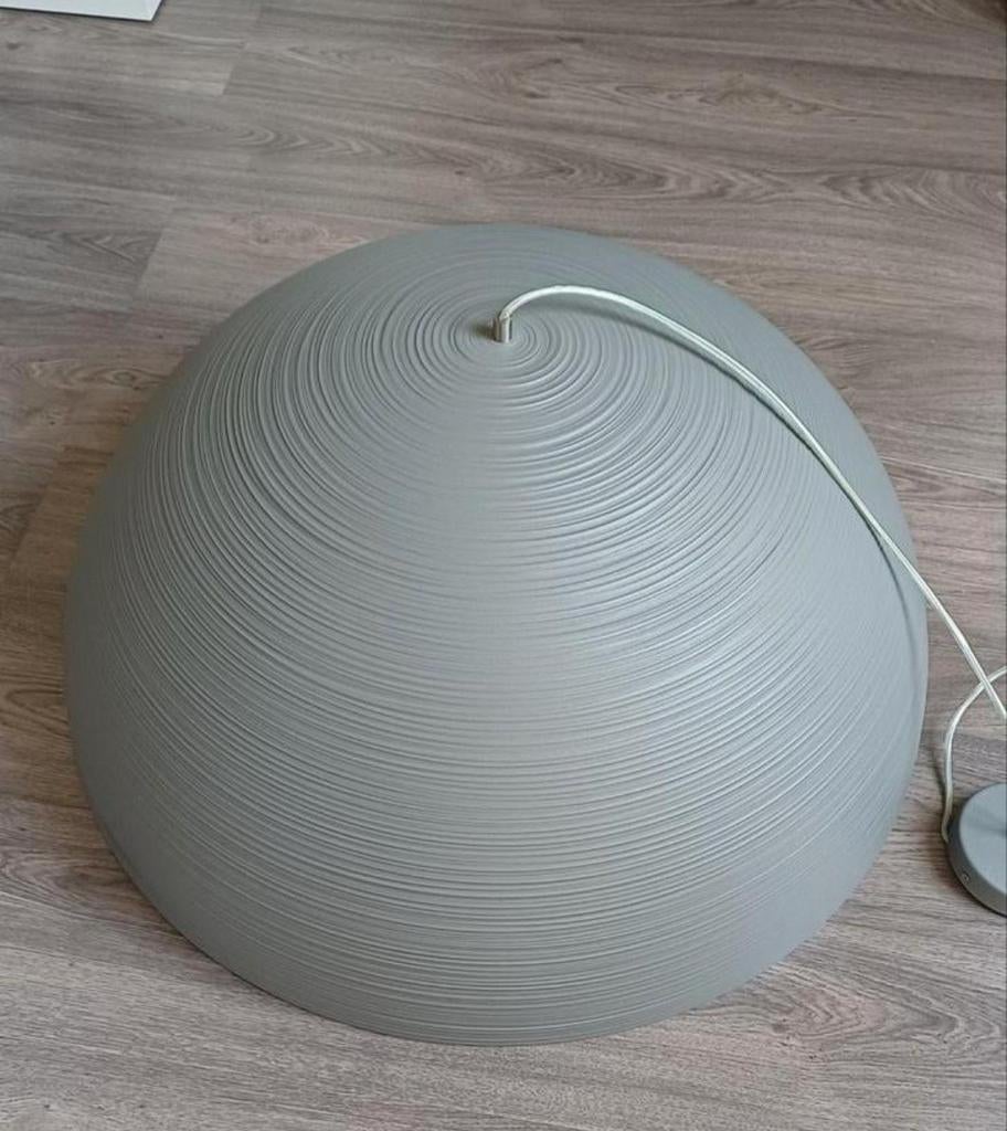 Industriële hanglamp 72cm geribbeld ijzer, Ophalen