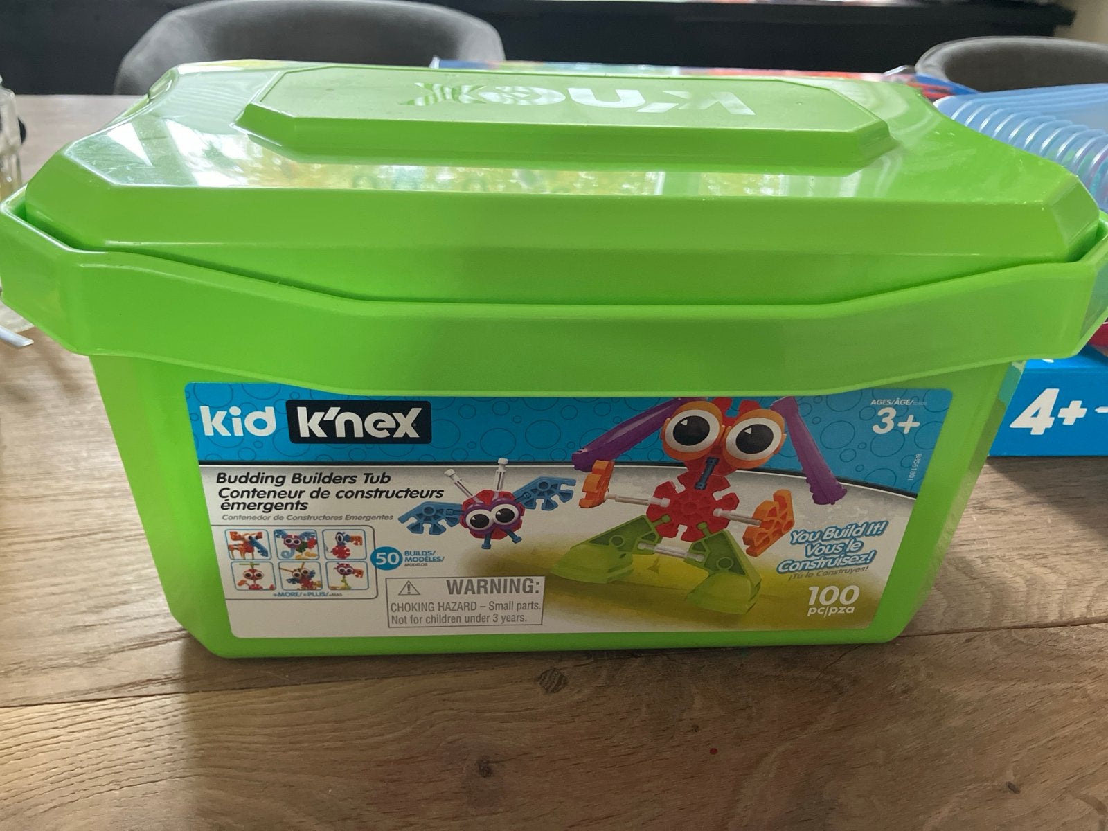Kid K'nex Budding Builders Tub - 100 stuks, Ophalen of Verzenden, Gebruikt, K'nex
