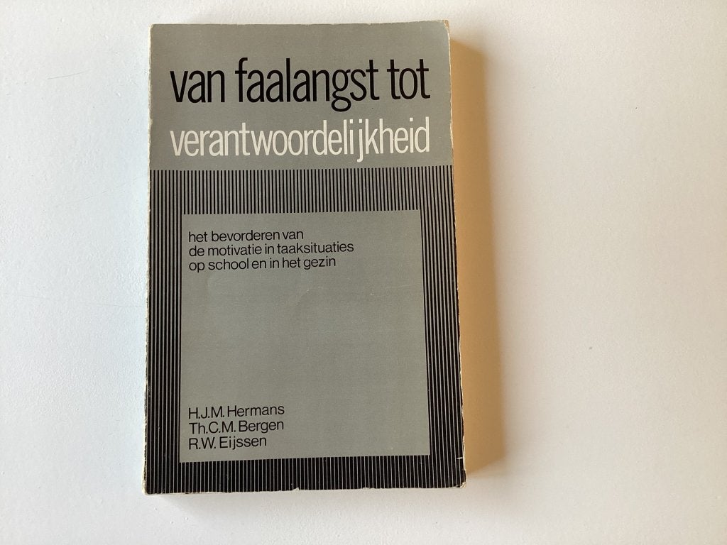 Van faalangst tot verantwoordelijkheid door Hermans e.a., Ophalen of Verzenden, Gelezen, Ontwikkelingspsychologie