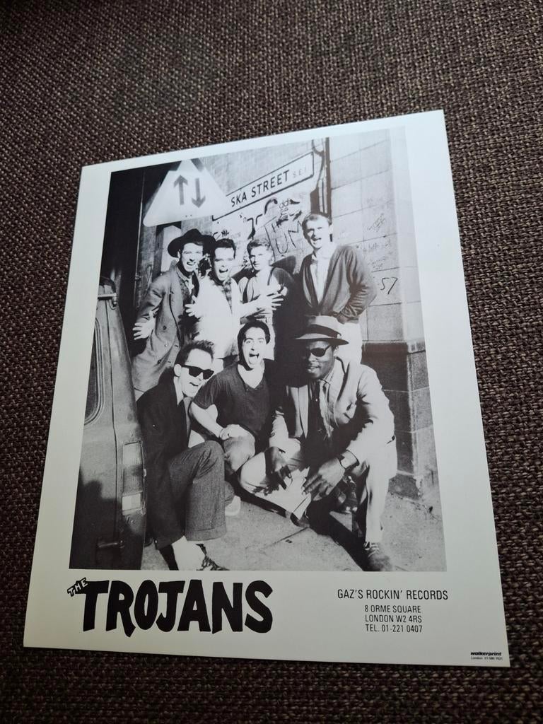 The Trojans ska band London foto nieuw, Ophalen of Verzenden, Nieuw, Foto of Kaart