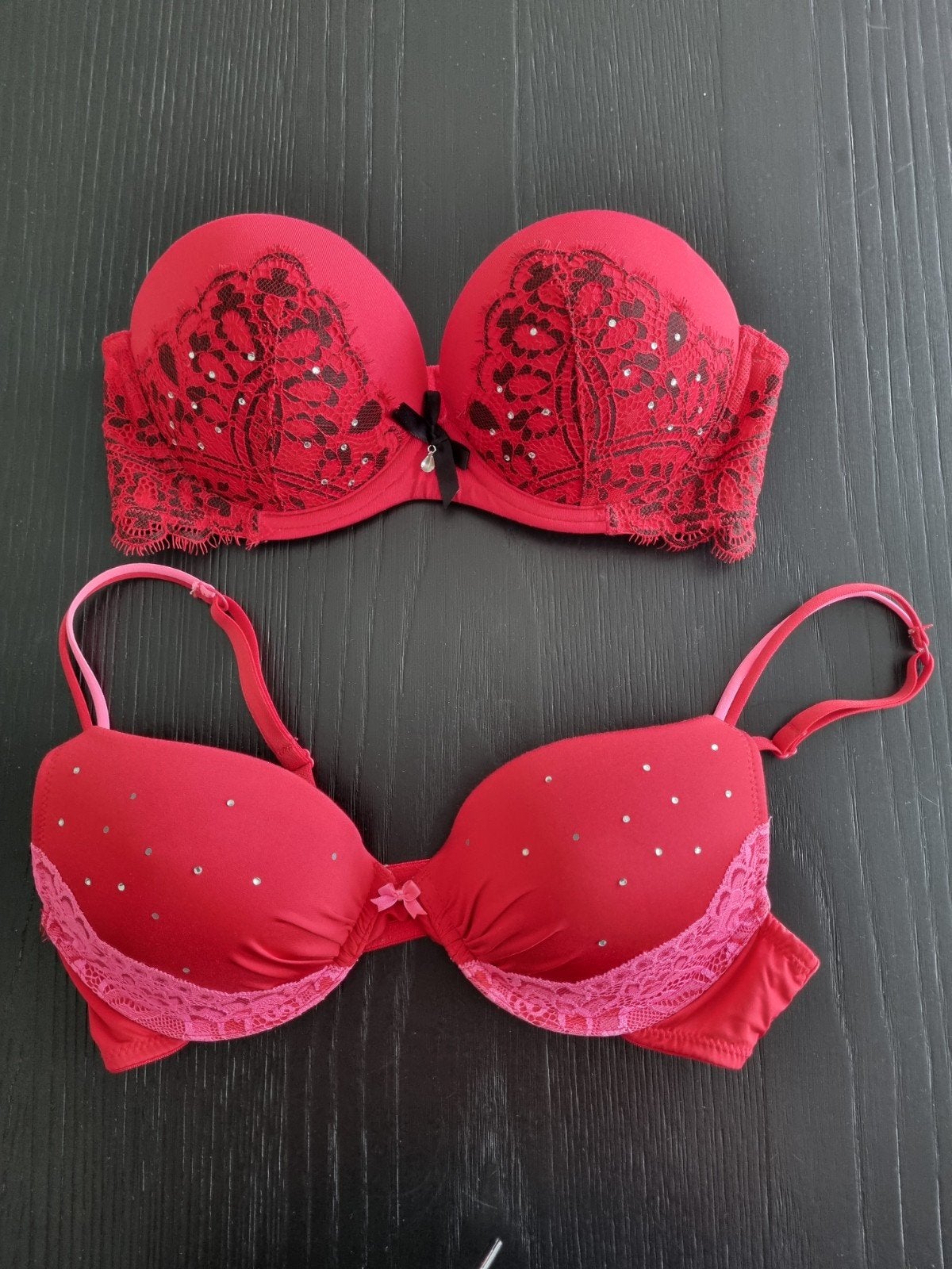 2x Hunkemöller push-up BH 75B, Kleding | Dames, Ophalen of Verzenden, BH