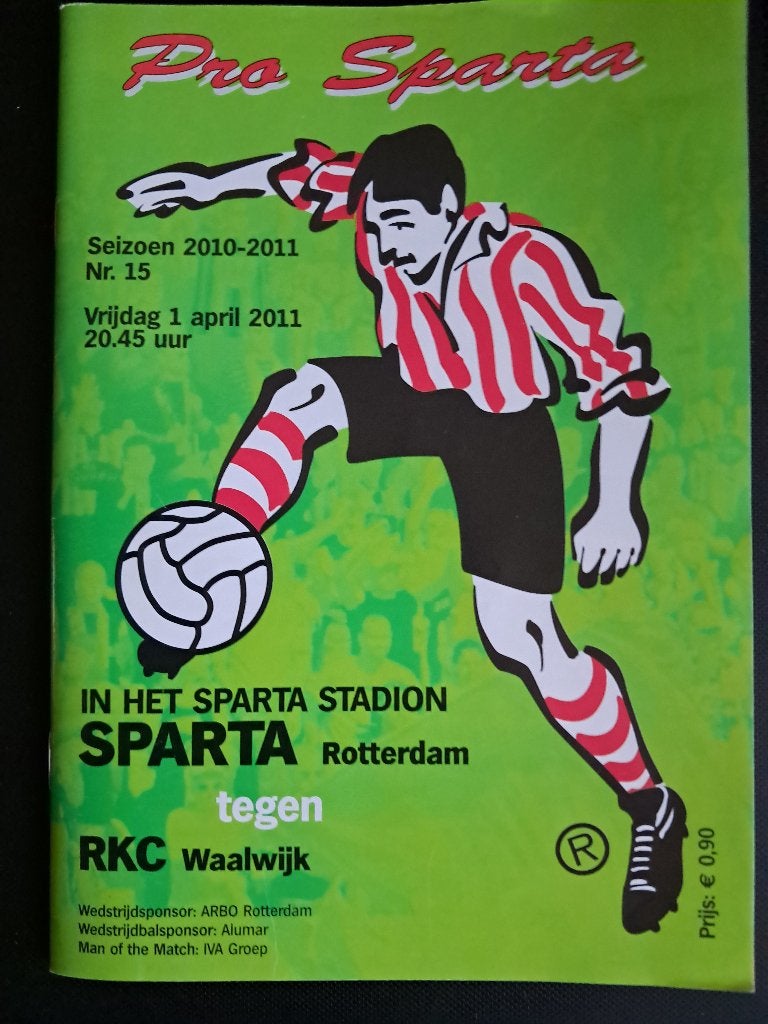Sparta Rotterdam 2010/2011, Ophalen of Verzenden, Zo goed als nieuw, Sparta, Boek of Tijdschrift
