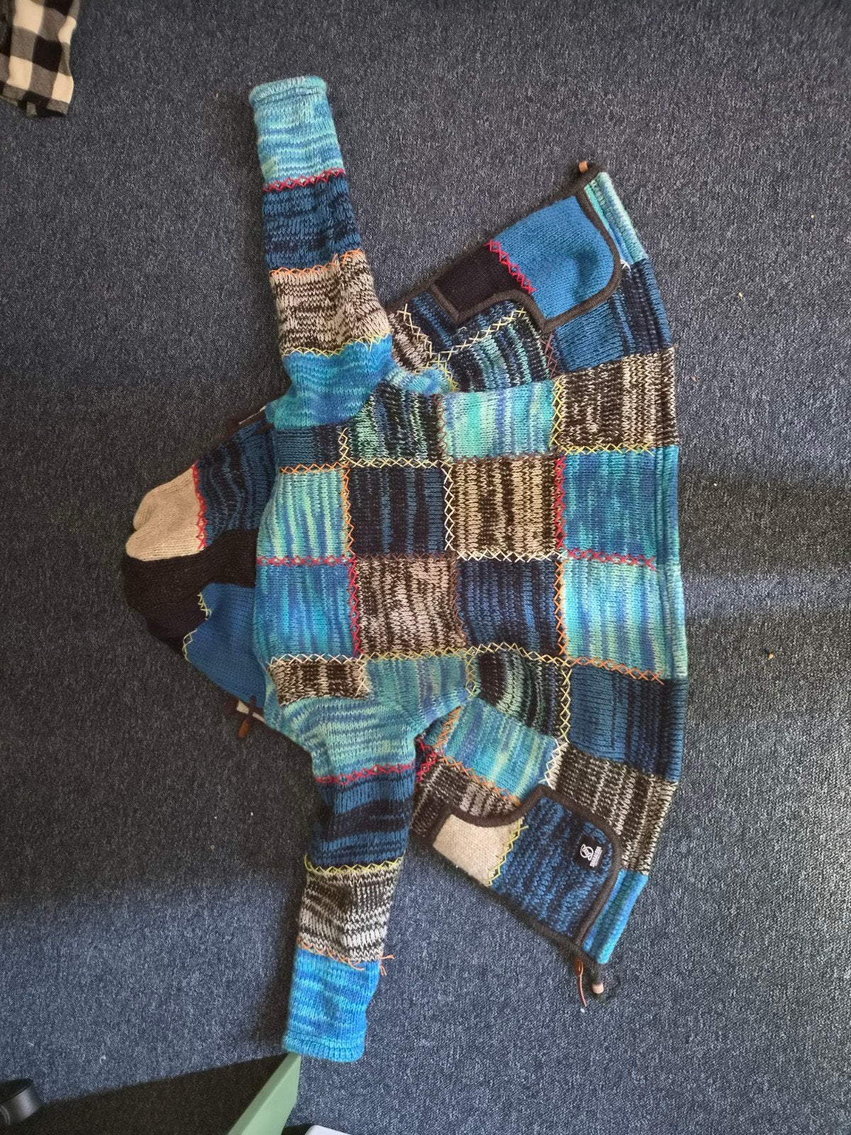 Shakaloha vest - kleurrijk en warm, Blauw, Maat 42/44 (L), Ophalen of Verzenden, Shakaloha
