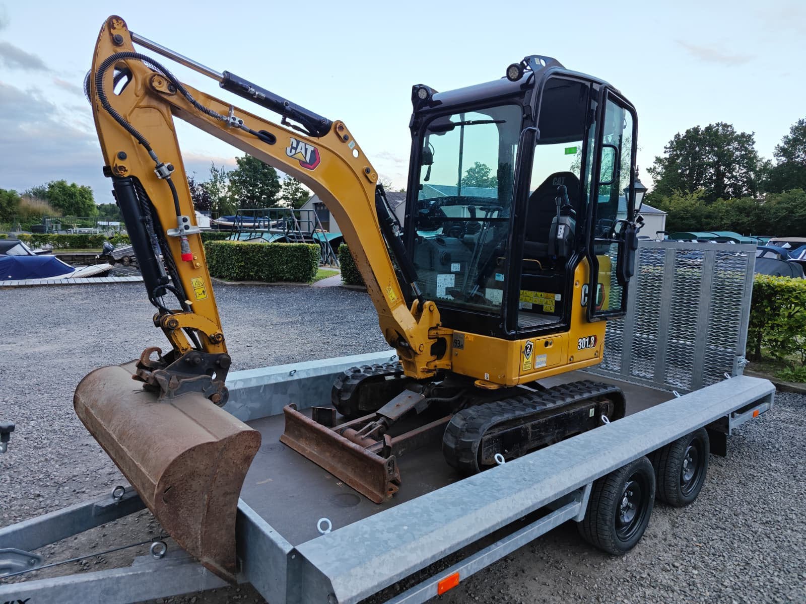 Caterpiller 301.8 cat 301.8 bobcat e10z neuson e16, Ophalen of Verzenden, Wiellader of Shovel