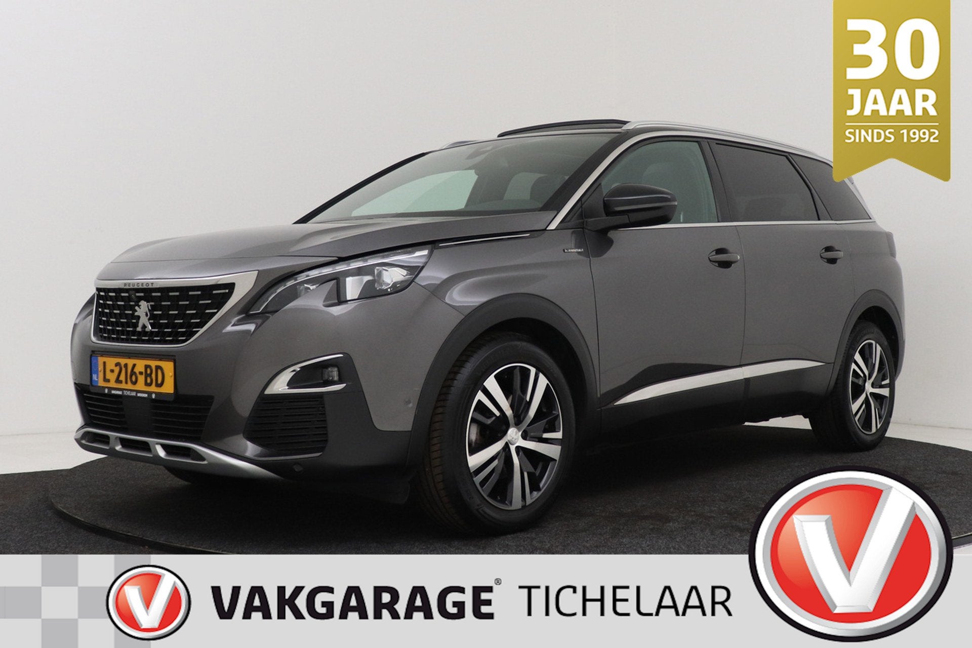 Peugeot 5008 1.2 PureTech GT-Line 7p | Pano | Memory seats |, 1280 kg, Gebruikt, 1199 cc, Automatische klimaatregeling