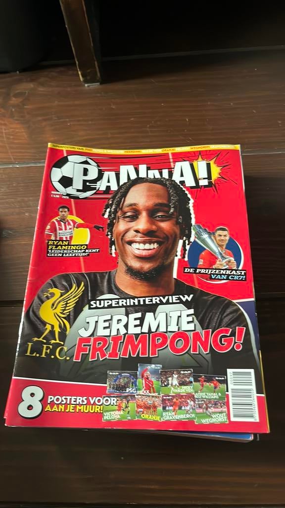 Een stapeltje met Panna tijdschriften, Ophalen, Zo goed als nieuw, Buitenlandse clubs, Boek of Tijdschrift