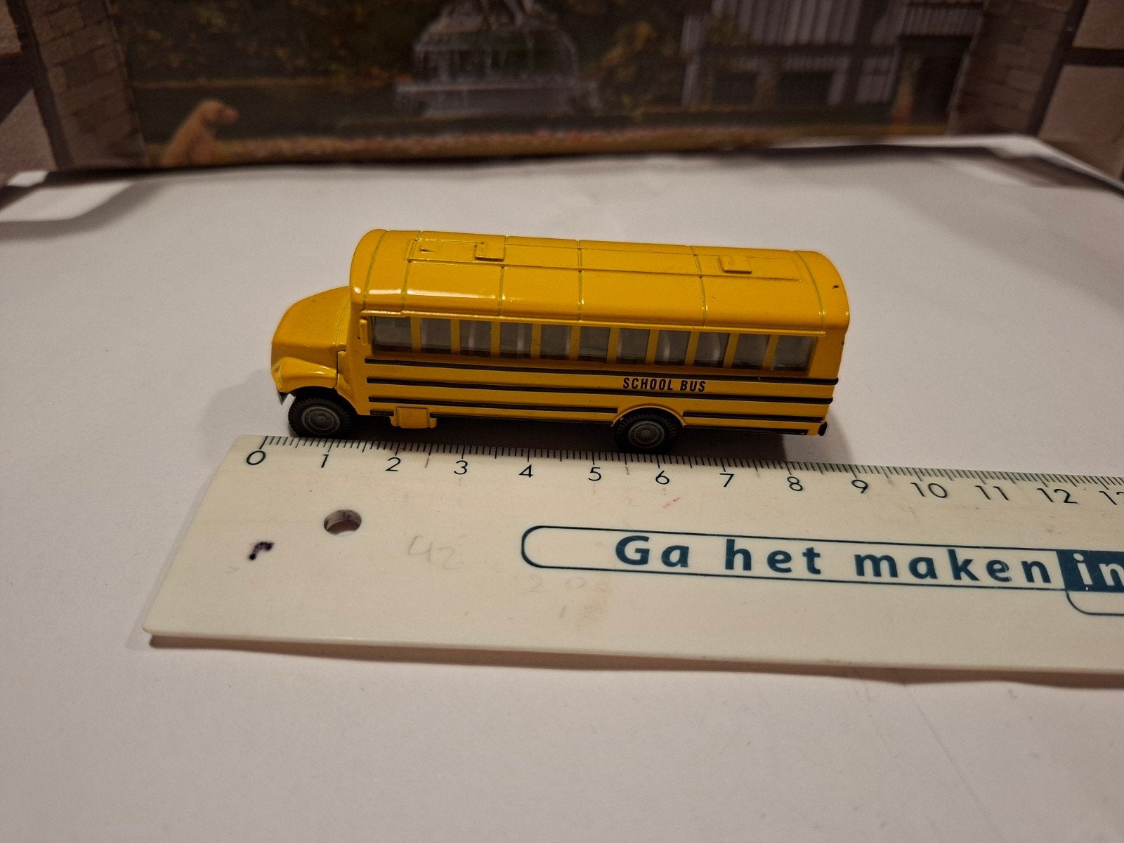 Siku Schoolbus - Gele Amerikaanse Schoolbus Speelgoed, Ophalen of Verzenden, Gebruikt