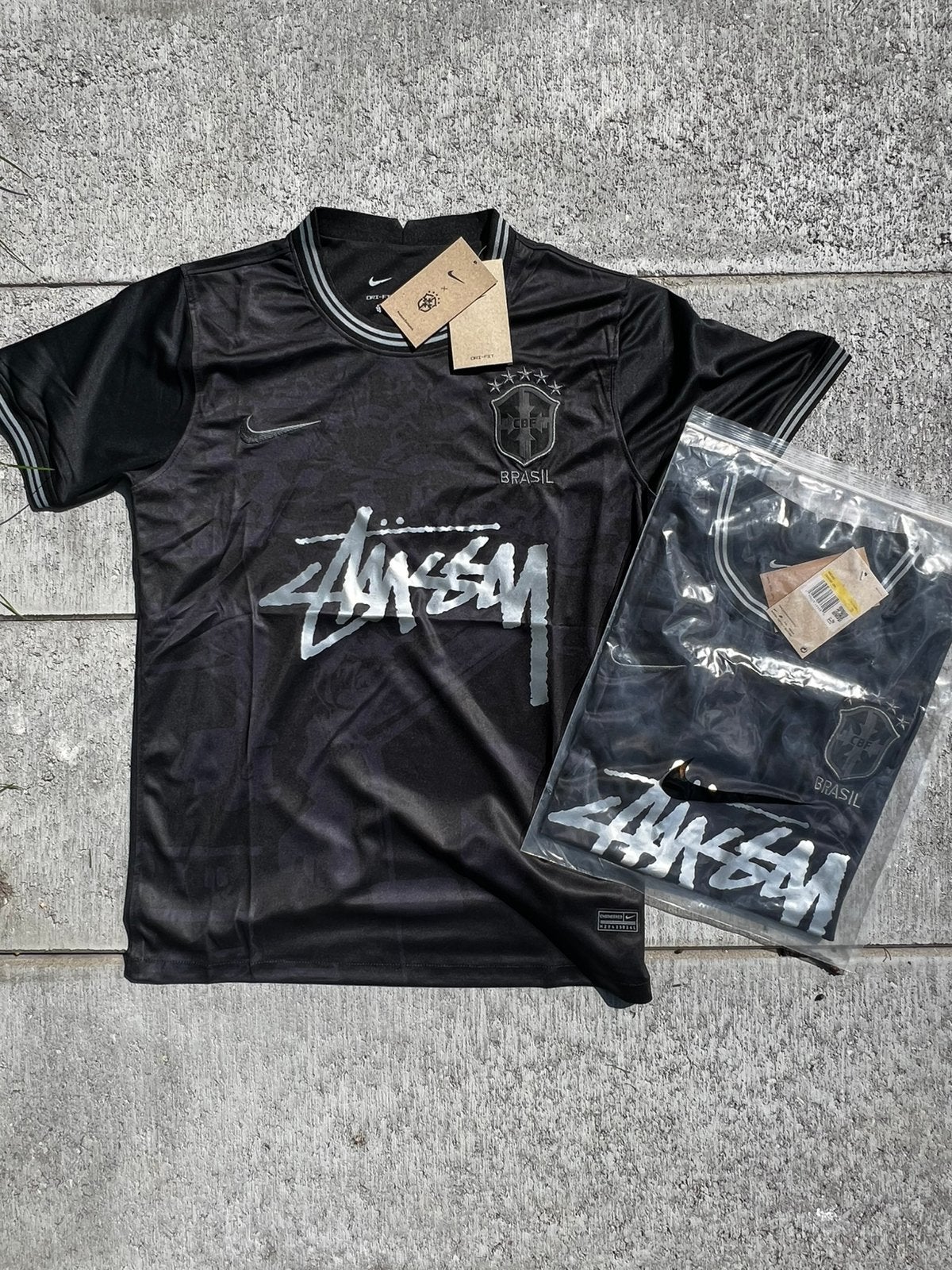 Gloed nieuwe Nike x Stüssy Brazil Voetbal shirt, Ophalen of Verzenden, Zo goed als nieuw, Shirt