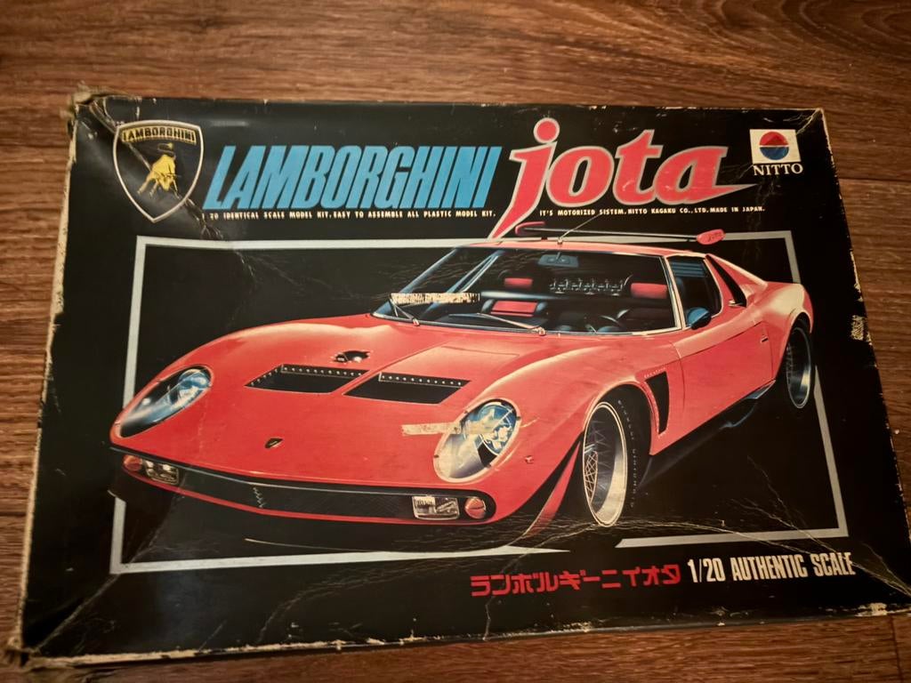Lamborghini Jota 1/20 Nitto, Hobby en Vrije tijd, Overige merken, Gebruikt, Auto, Verzenden