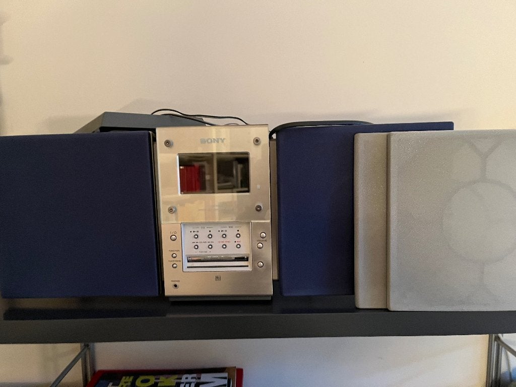 Sony CMT-MD1 Microset met MD , Afstandsbediening Extra front, Ophalen of Verzenden, Zo goed als nieuw, Microset, Sony