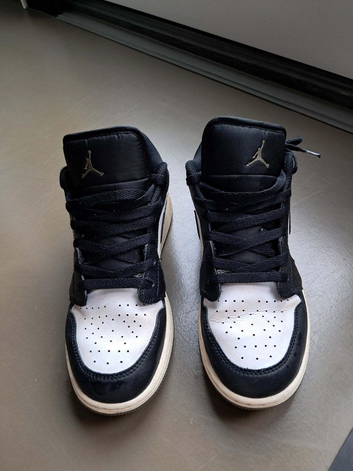 Nike Air Jordan 1 Low sneakers - Zwart, Wit, Groen, Nike Air Jordan, Overige kleuren, Ophalen of Verzenden, Sneakers of Gympen