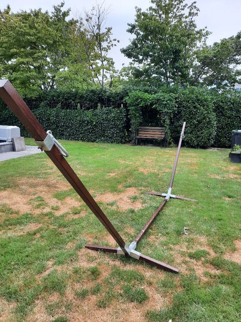 Staander voor hangmat, Tuin en Terras, Hangmatten, Ophalen, Gebruikt, Met standaard, Eenpersoons