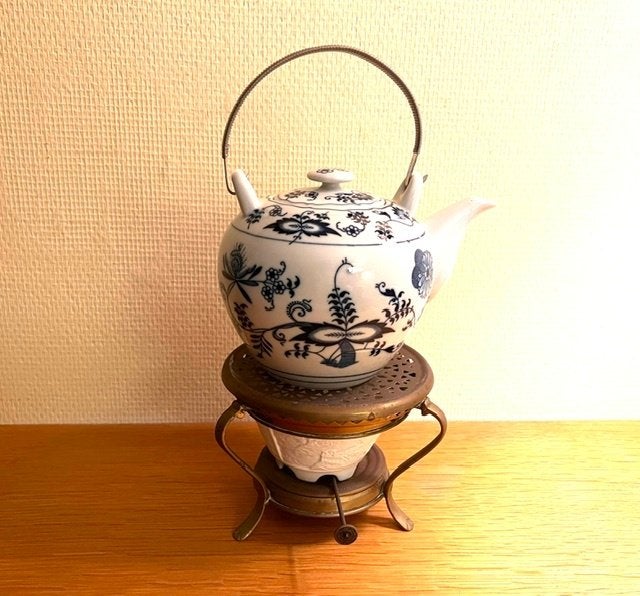 Theepot met theelichthouder, Ophalen of Verzenden