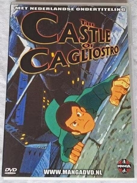 DVD The Castle of Cagliostrio japanse manga Film 1978, Alle leeftijden, Verzenden, Nieuw in verpakking, Overige gebieden