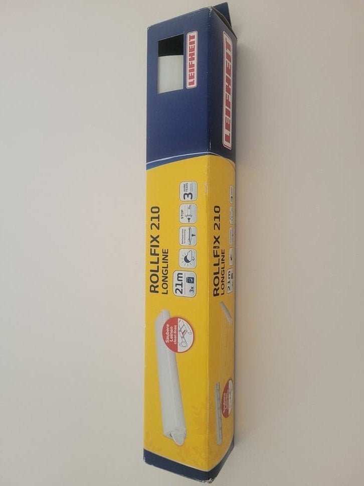 Leifheit Rollfix 210 Wanddroogrek - 21m waslijn, Ophalen of Verzenden, Nieuw