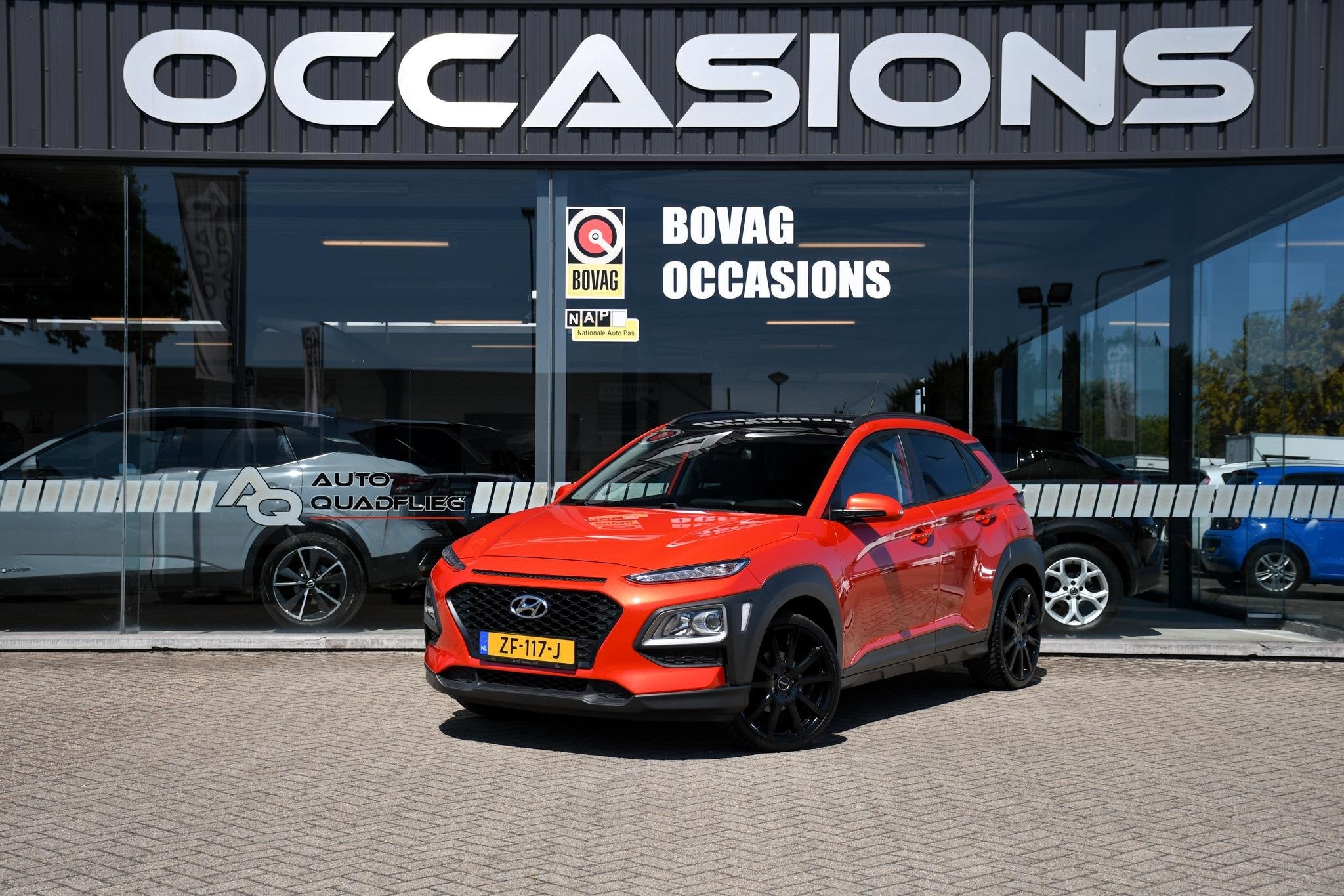 Hyundai Kona 1.0T Essence NAVIGATIE/ CRUISE CONTROL, Voorwielaandrijving, 12 maanden, Stof, Gebruikt