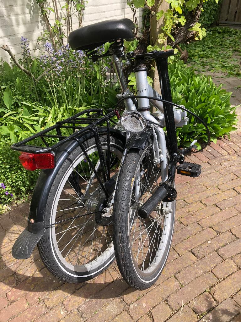 Vouwfiets merk Fongers, Gebruikt, 14 tot 16 inch, Deels opvouwbaar, Ophalen
