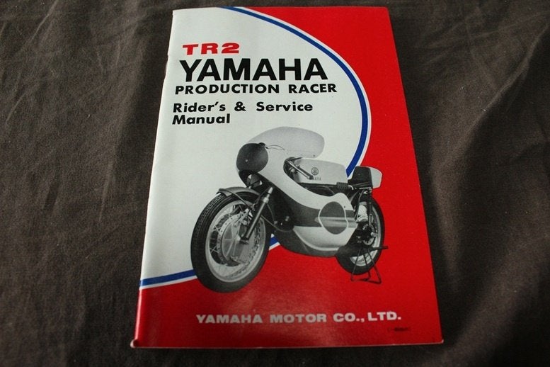 Yamaha TR2 1969 production racer rider's / service manual, Ophalen of Verzenden, Yamaha