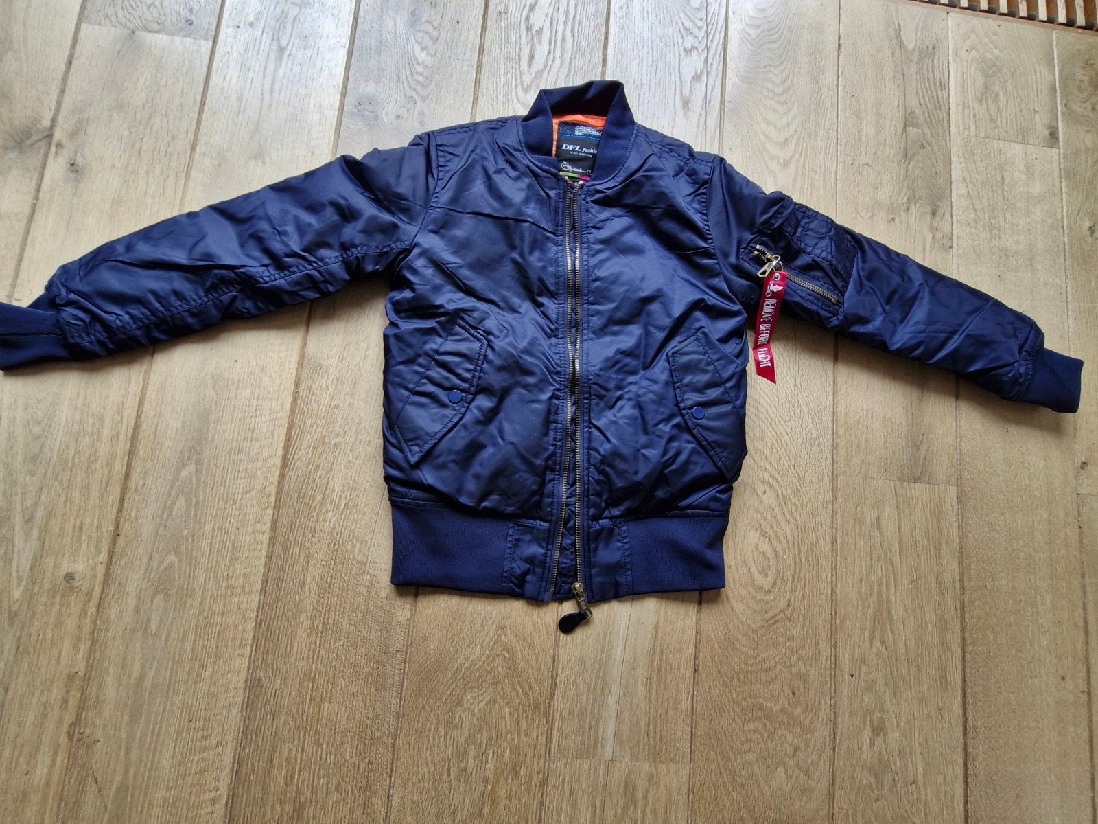 Stoere DFL Fashion Bomberjack voor kinderen - Maat XXS, Ophalen of Verzenden, Zo goed als nieuw, DFL Fashion, Jongen of Meisje
