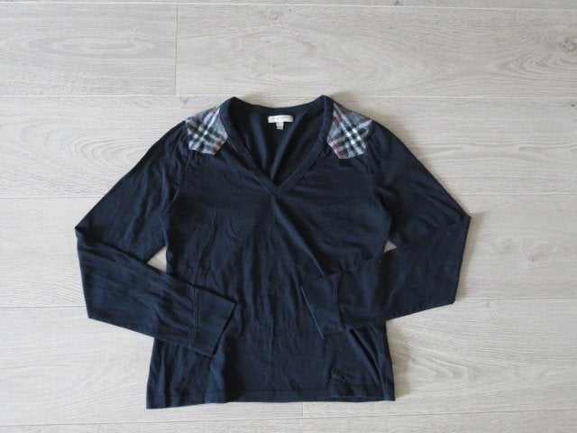 Burberry shirt zwart maat L, Zwart, Maat 42/44 (L), Ophalen of Verzenden, Zo goed als nieuw