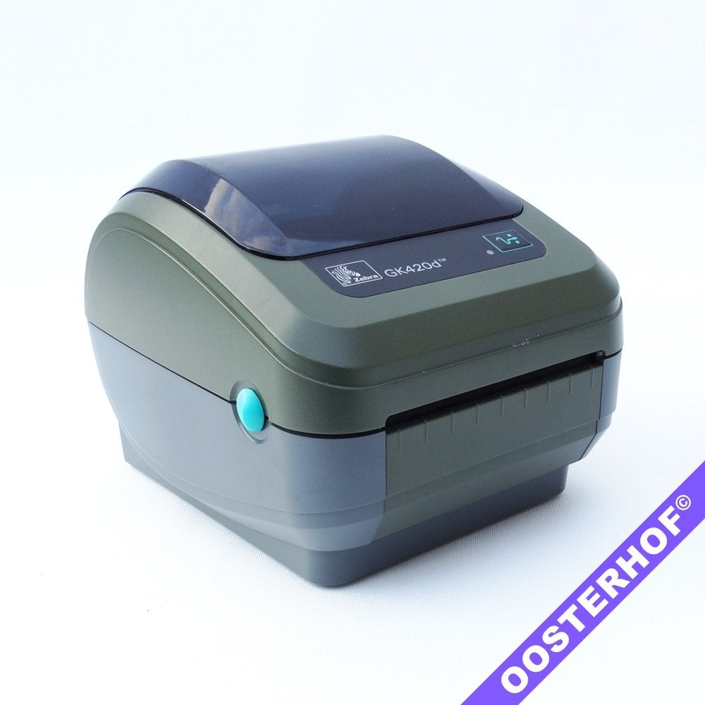 Zebra® GK420d Thermal Label Printer - USB + Parallel #3, Gebruikt, Qwerty, Ophalen of Verzenden, Zebra