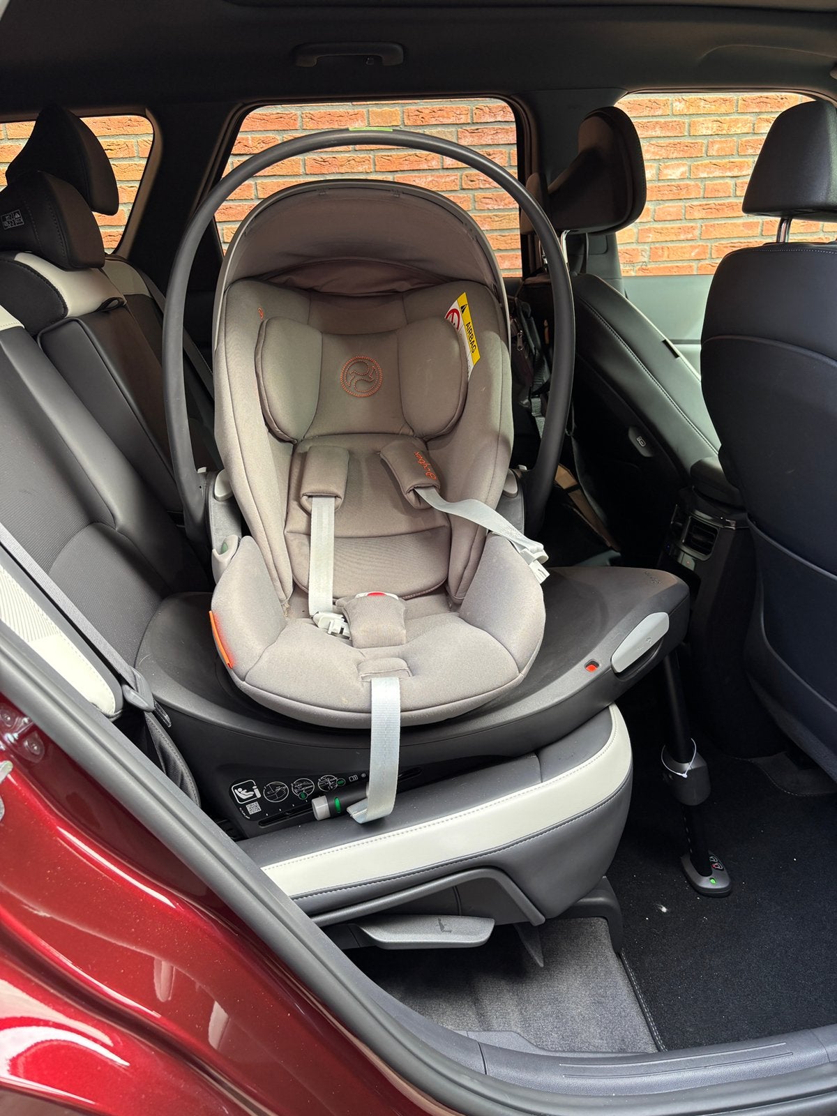 Cybex base G + autostoeltje, Gebruikt, Verstelbare rugleuning, Isofix, 0 t/m 13 kg