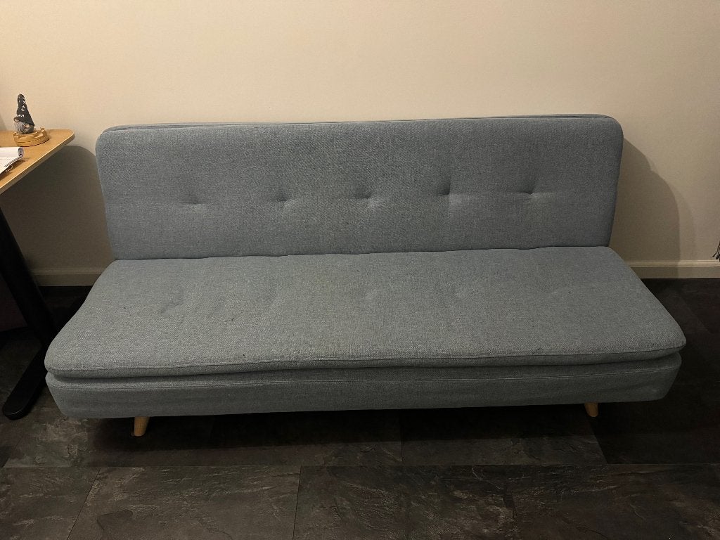 Sofa Bed / Bed Sofa – Comfortable & Practical, Ophalen, Blauw, 190 cm of minder, Zo goed als nieuw