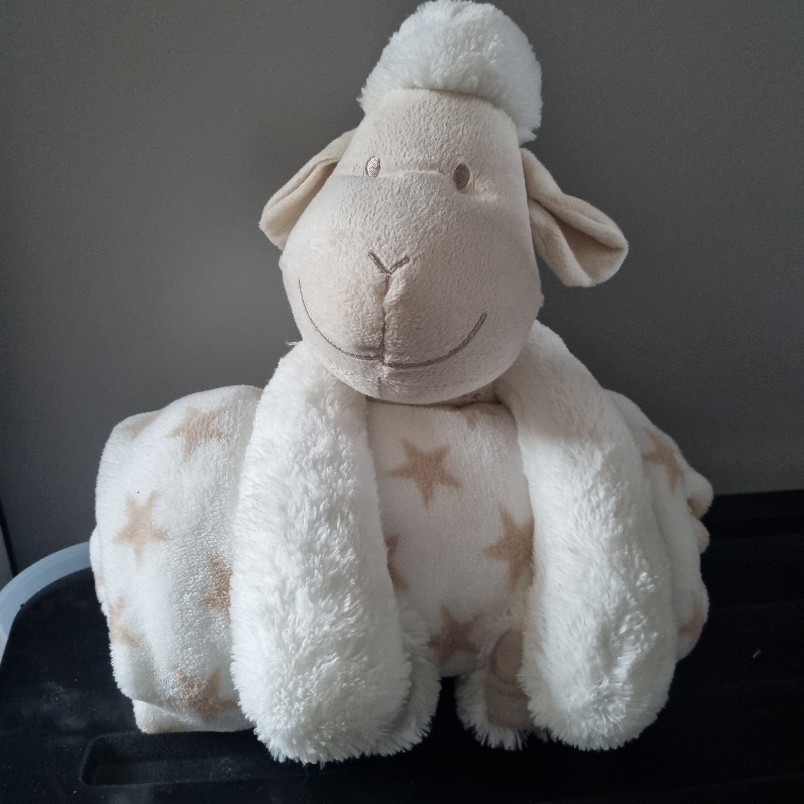 Schattig schaap knuffel met dekentje, Ophalen of Verzenden, Nieuw