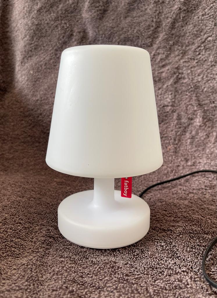 Fatboy Edison Tafellamp Mini – Draadloos, Ophalen of Verzenden, Zo goed als nieuw, Kunststof, Minder dan 50 cm